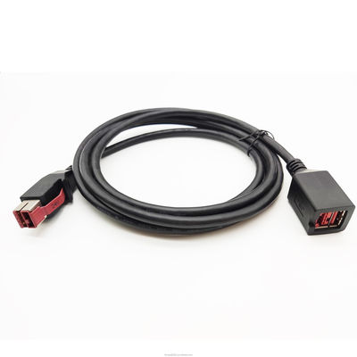 USB 2.0 Connector 24V مشغّل بكابل تمديد USB الذكور إلى الإناث