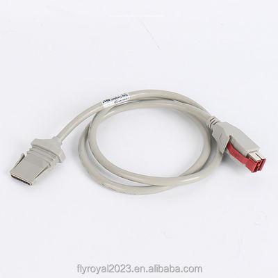 8 دبوس 24 فولت إلى 1X8P طابعة رمادي 12 فولت تشغيل كابل USB التجميع
