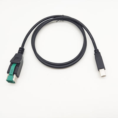 24 فولت إلى USB-B الذكور والحاملين وصلة مدعومة كابل USB 12 فولت 24 فولت