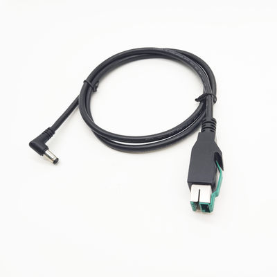 24 فولت 12 فولت مشغلة بكابل USB PVC نايلون TPE 12 فولت USB إلى كابل DC 5A شحن سريع