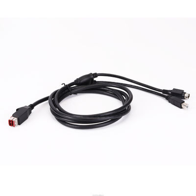 5A نايلون 24 فولت تشغيل كابل USB إلى USB-B الذكور والحوسين وصلة لطابعة