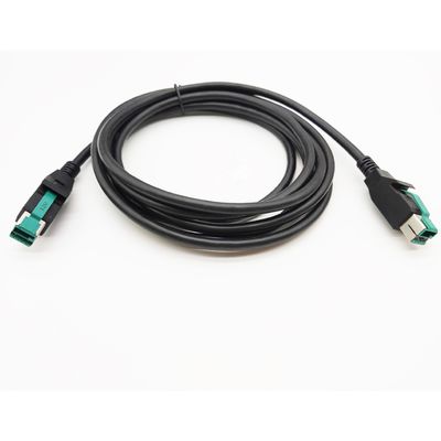 كابل USB للطابعة من نايلون PVC TPE 24V 12V الذكر إلى الذكر