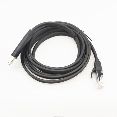8 دبوس 6A شحن سريع كابل USB USB A إلى RJ45 PVC نايلون TPE