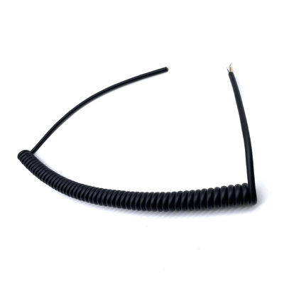 كابلات الملفوفة المخصصة متعددة الوظائف ذات المرونة العالية سلك الربيع الحلزوني للهاتف