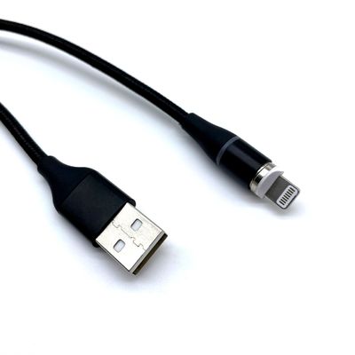 شحن سريع كابل USB مغناطيسي 3 في 1 مع حماية العقود و سترة TPE